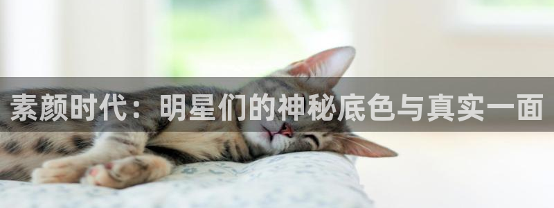 多彩娱乐平台官网登录：素颜时代：明星们的神秘底色与真实一面